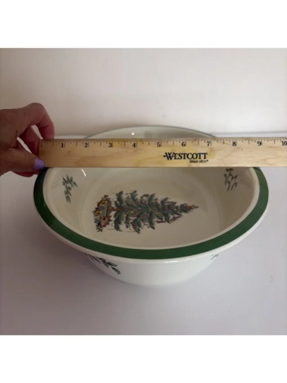 VTG Spode Christmas Tree Imperial Cookware Casserole Dish Bowl Oven to Table